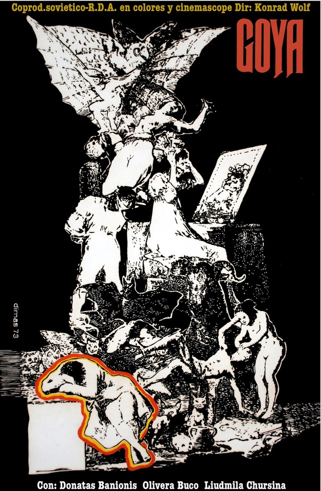 4254.Goya.mountain of sin.soviet.DR.Movie.POSTER.Decoration.Fine Graphic Art