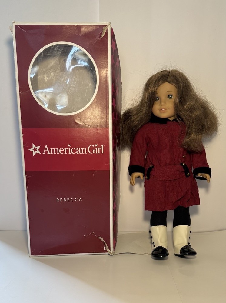 American Girl Doll Rebecca Historical w/ Meet Outfit & Box, No Book