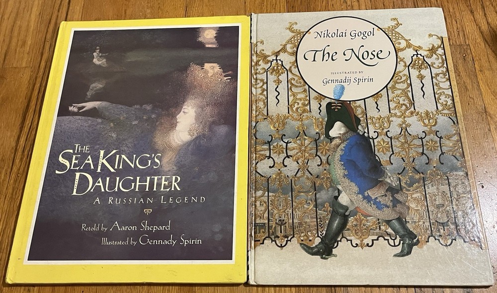 THE NOSE : Nikolai Gogol : Sea King's Daughter : Russian : Gennadij Spirin lot