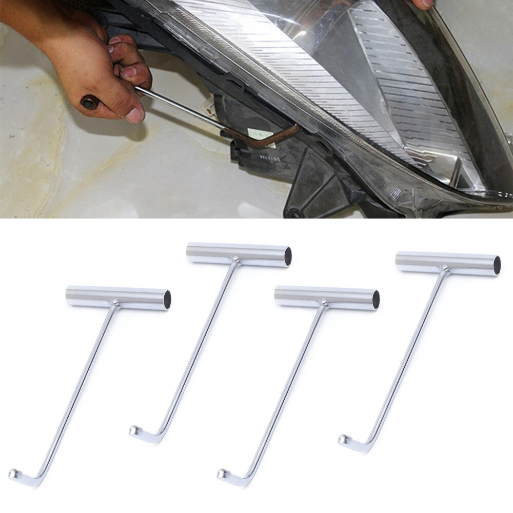 4PCS Car Headlight Housing Open Tool Cover Cold Glue Sealant Remover Kit Repair