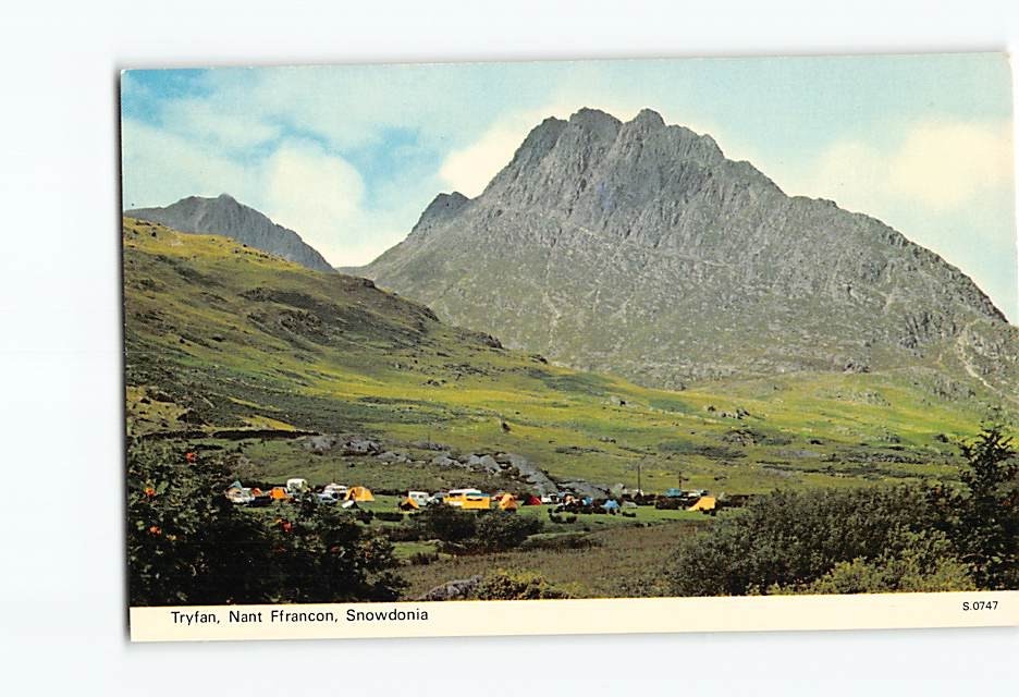Postcard Tryfan Nant Ffrancon Snowdonia Wales