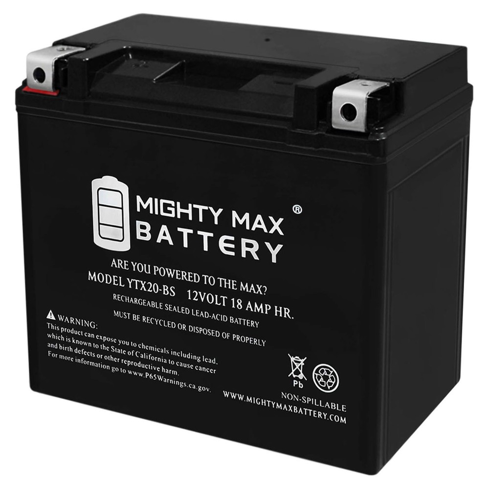 Mighty Max 12V 18Ah Battery Compatible with Yamaha 1000 Sidewinder 17-18 Models