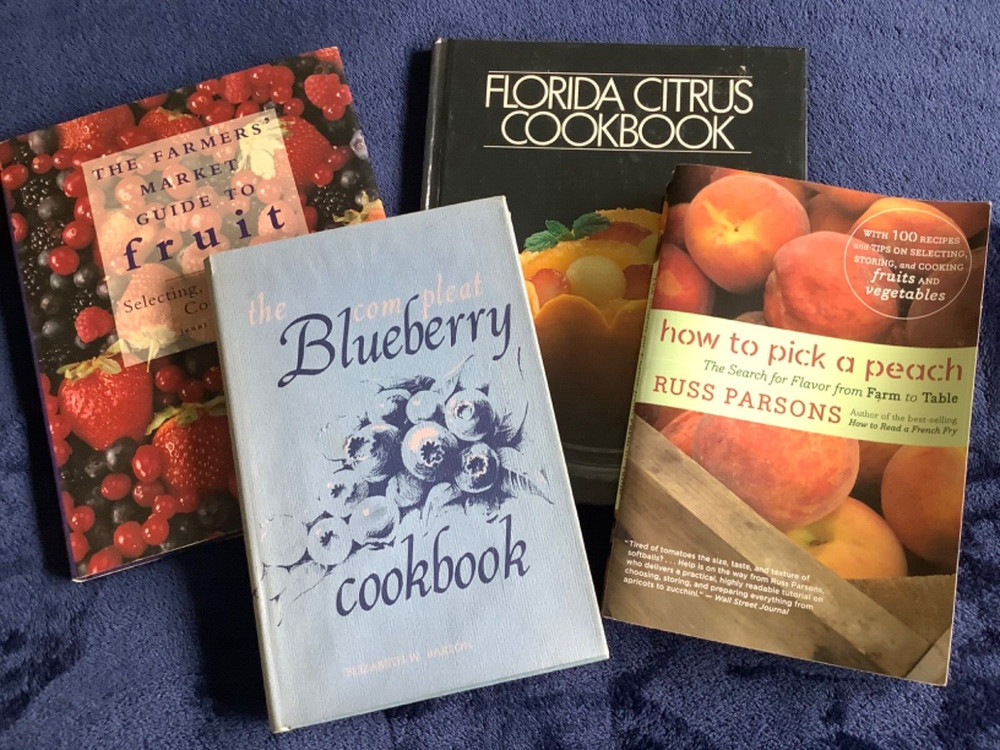 Fruitful Recipes Lot of 4 1 SC, 1 HC, 2 HC/DJ Good Blueberry Peach & Citrus