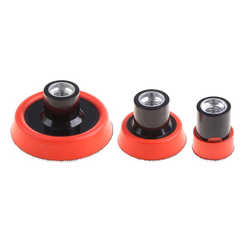 3 Pcs Sponge Polishing Pad Buffing Plate Set Car Caring M14 1.2