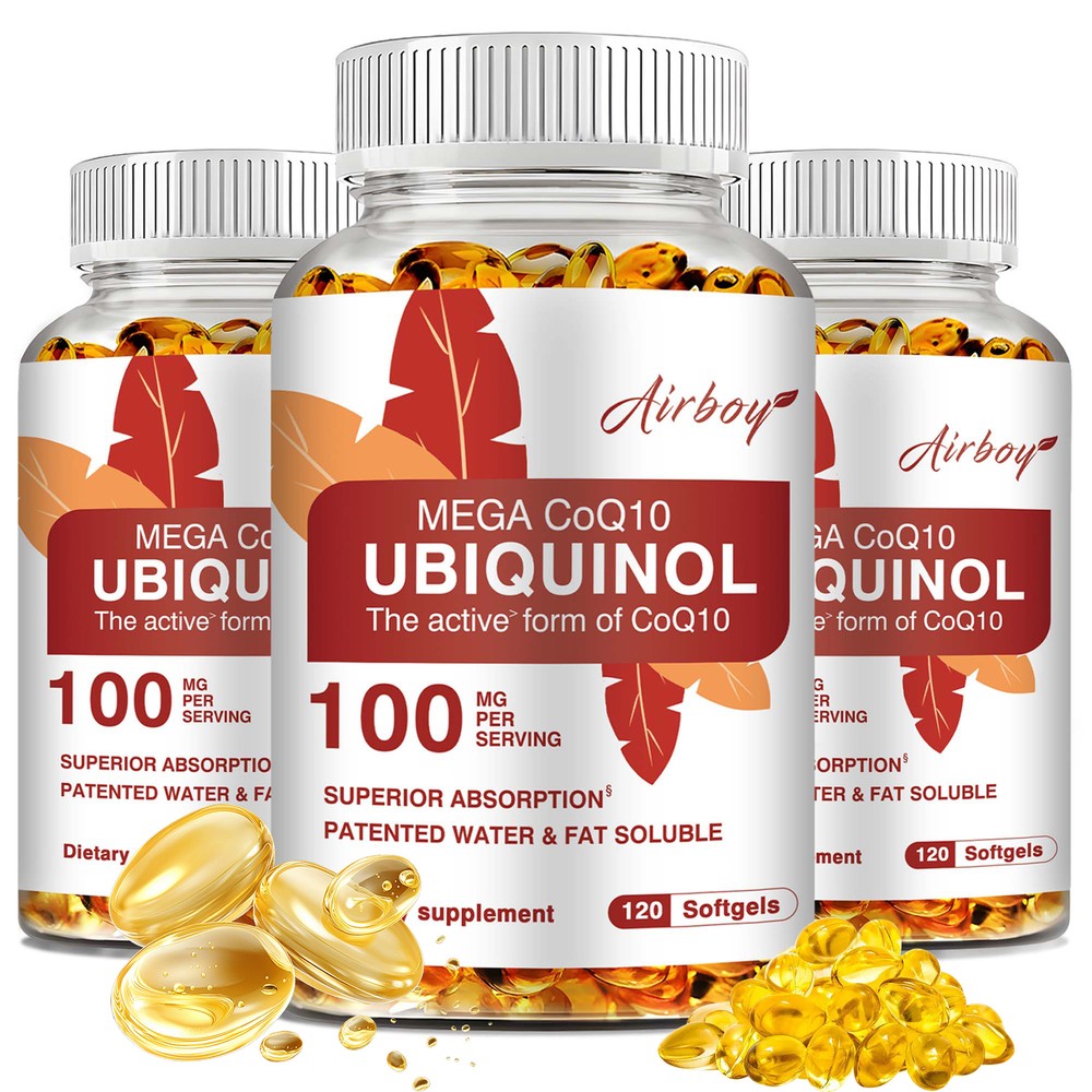 Ubiquinol CoQ10 - Powerful Antioxidant, Heart & Vascular Health, High Absorption