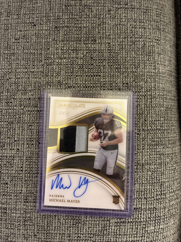 2023 Panini Immaculate Michael Mayer RPA Rookie Patch Auto /99 NR-MINT