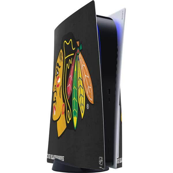 NHL Chicago Blackhawks PS5 Console Skin - Chicago Blackhawks Distressed
