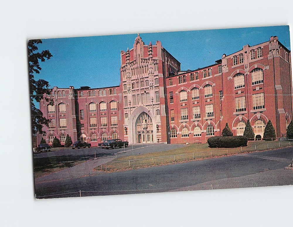 Postcard Harkins Hall Providence College Rhode Island USA