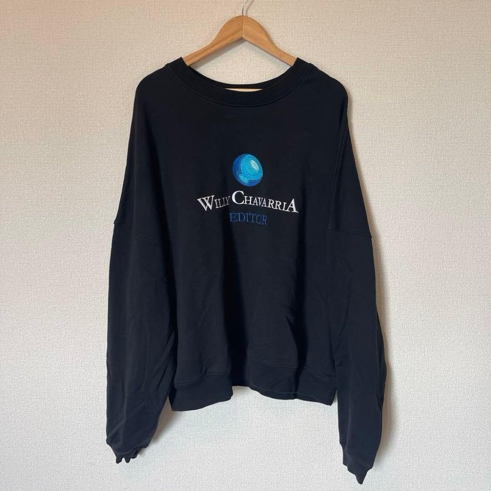 WILLY CHAVARRIA Black Sweatshirt Size L - Excellent Condition
