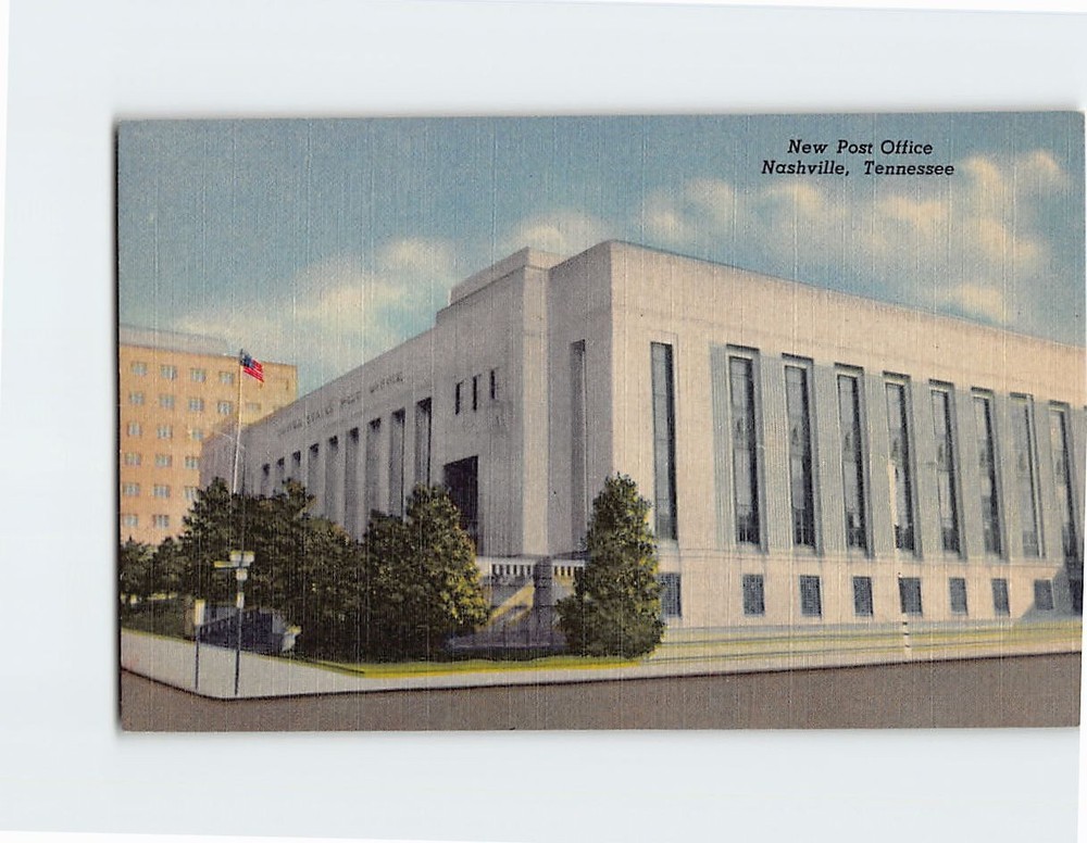 Postcard New Post Office Nashville Tennessee USA