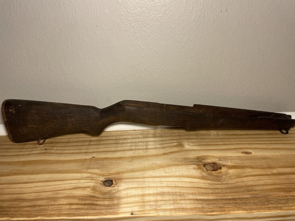 Original M1 Garand Stock Square P Post War