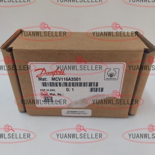 NEW DANFOSS CONTROL VALVE MCV116A3501