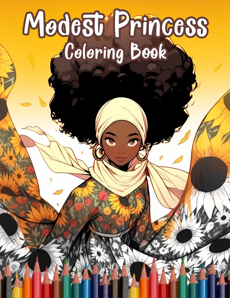 Modest Princess Coloring Book