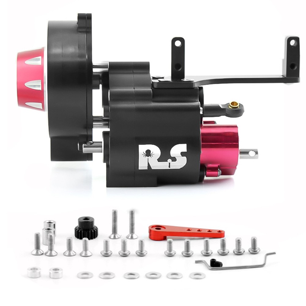 2-Speed Metal Transmission Gearbox For Axial SCX10 I II III 1/10 RC Car