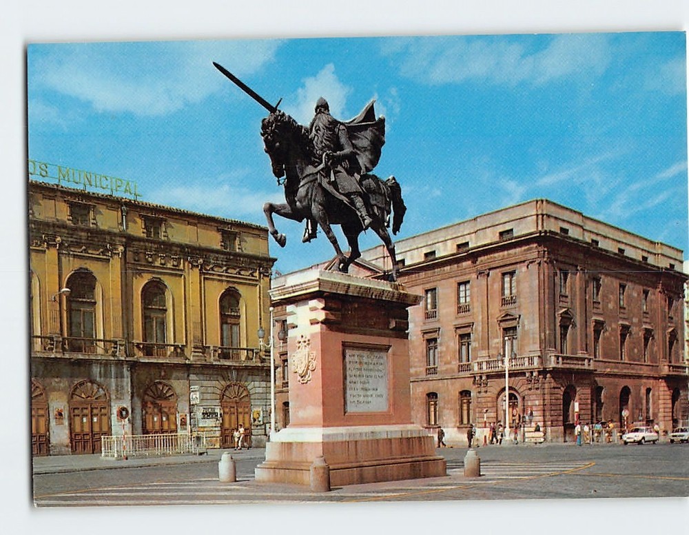 Postcard The Monument to Cid Burgos Spain