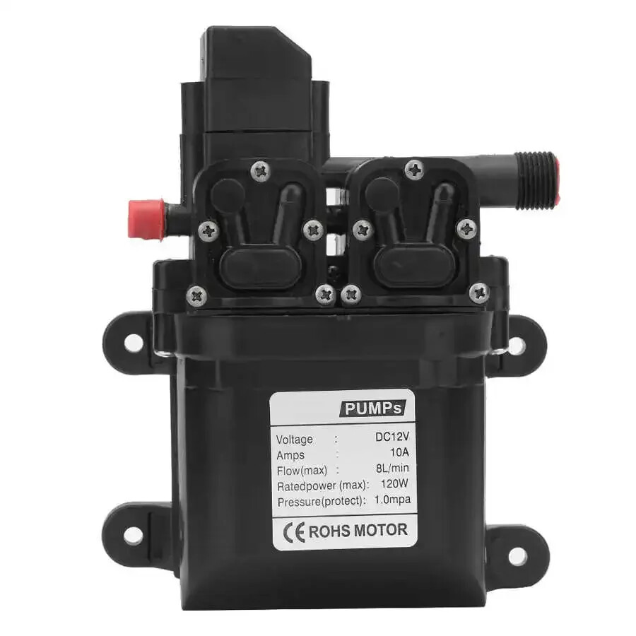Durable High Pressure Diaphragm Water Pump DC 12V 120W High Pressure...