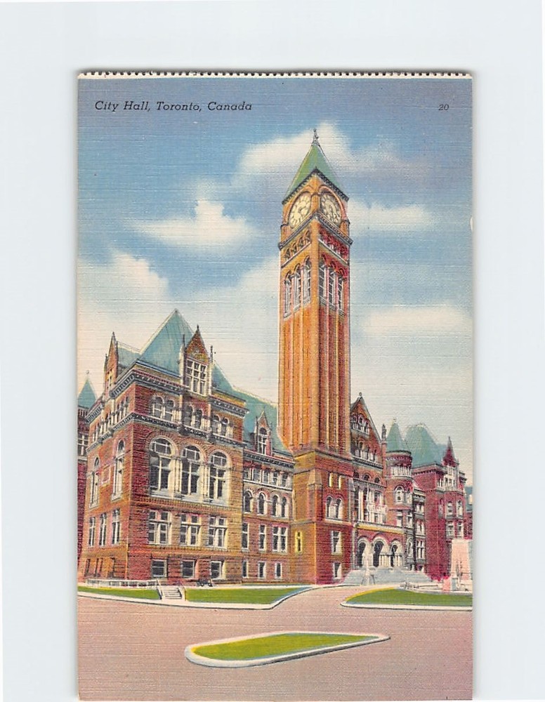 Postcard City Hall Toronto Canada