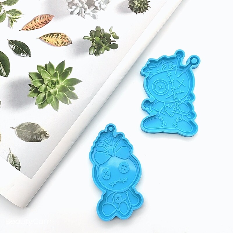 Silicone Resin Molds for Jewelry Keychain, Epoxy Resin Casting Keychain Molds
