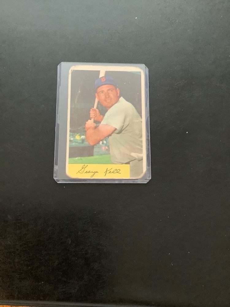 1954 Bowman HOF George Kell #50 Jimmy Piersall #66 Red Sox Teammates 6-Card Lot