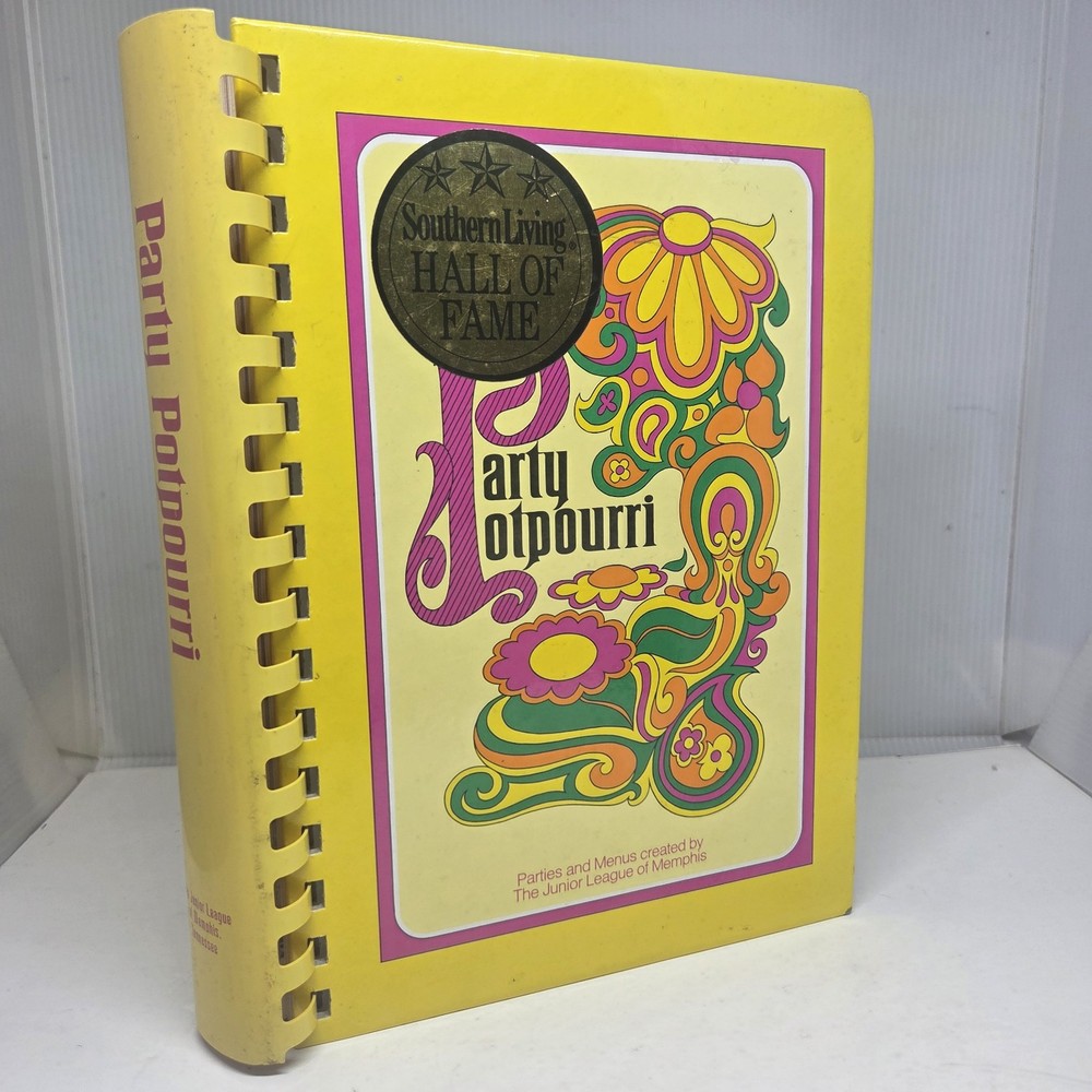 Southern Living Hall of Fame Party Potpourri Cookbook Junior League Memphis HC
