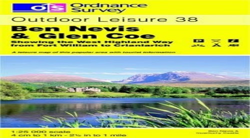Ben Nevis and Glen Coe - West Highland W... by Ordnance Survey Sheet map, foldedFREE US DELIVERY | ISBN: 031926064X | Quality Books