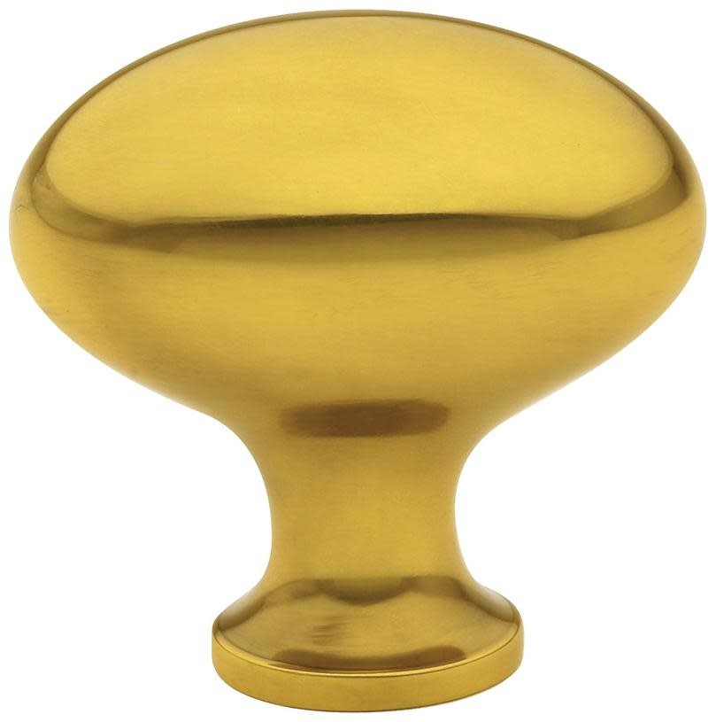 Emtek 86015 1-Inch Oval Egg Cabinet Knob in Satin Nickel