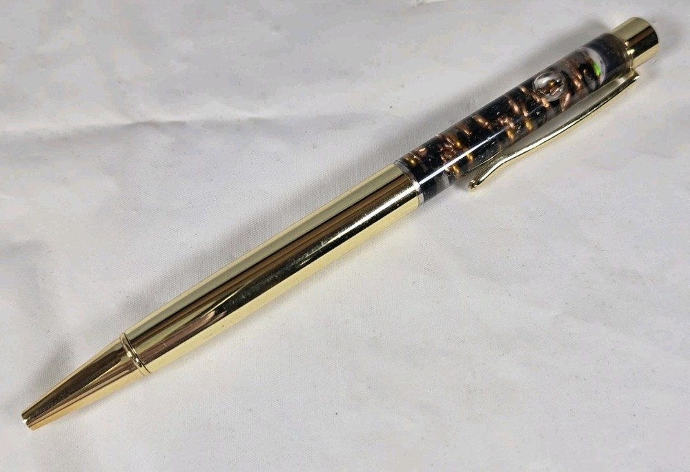 Studio Ghibli Spirited Away No Face Gold Color Floating Pen,No Ink(Can Be Added)