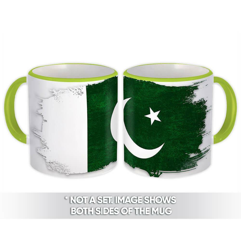 Gift Mug : Pakistan Distressed Flag Vintage Pakistani Expat Country