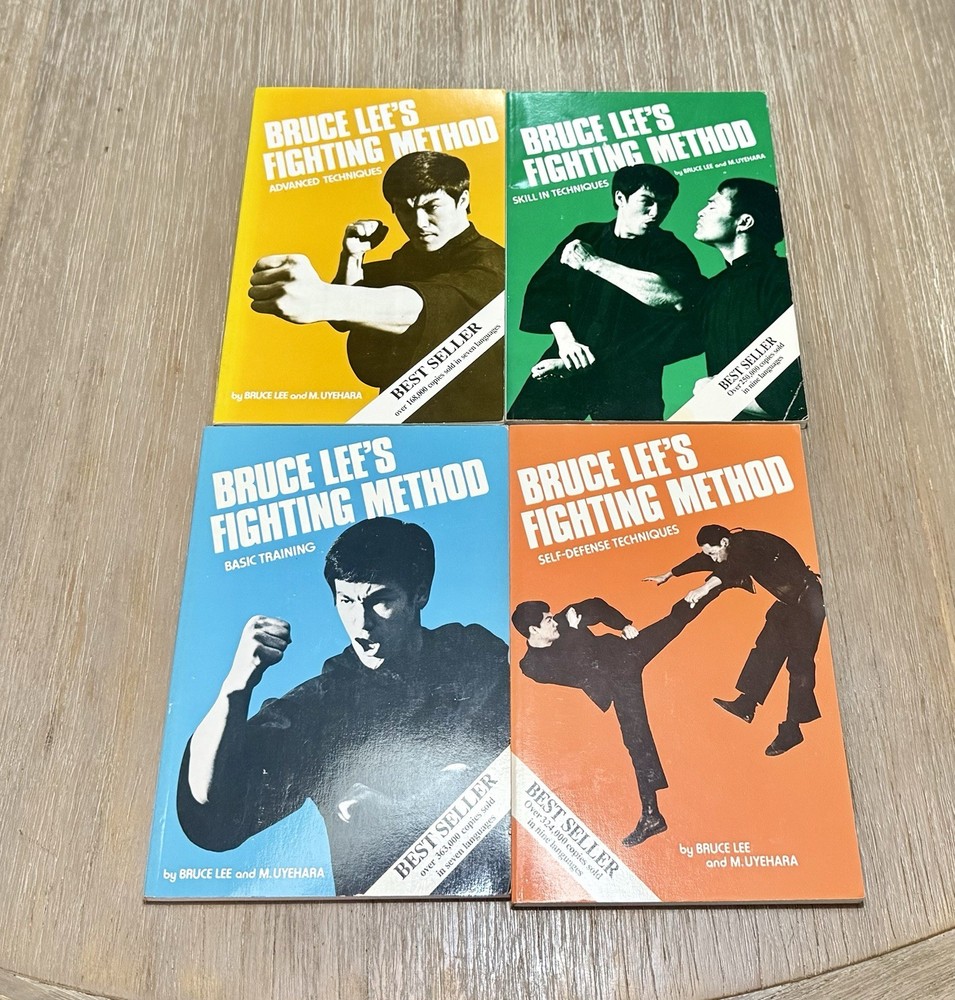 Bruce Lee's Fighting Method by Bruce Lee & M. Uyehara 1977 Volumes 1-4