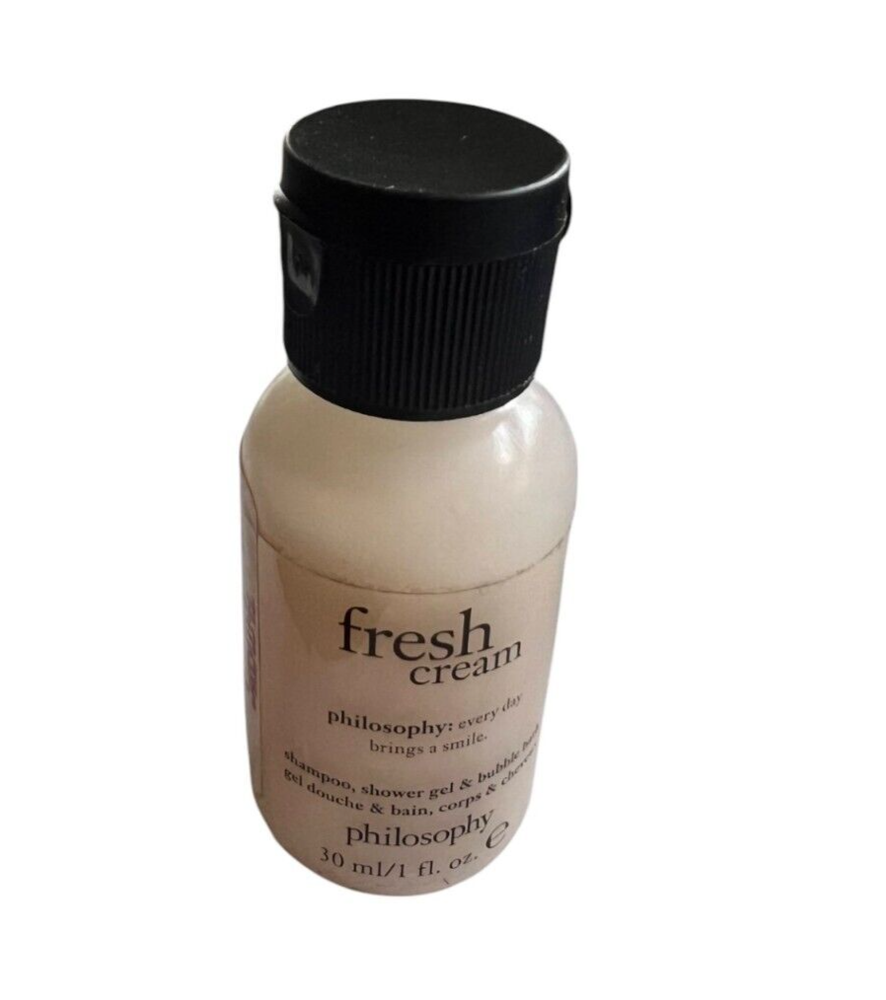 Phylosophy Fresh Cream Shampoo, Shower Gel & Bubble Bath 1.0 Fl Oz.