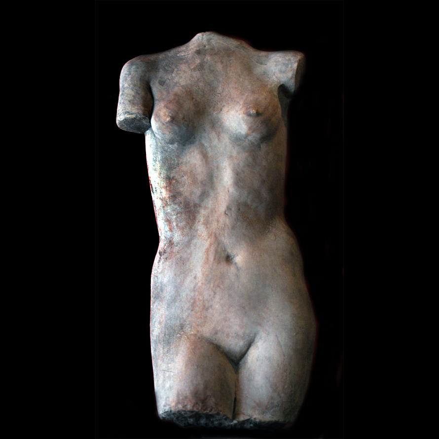 Nude Female Short Wall Relief Sculpture Plaque Art Decor