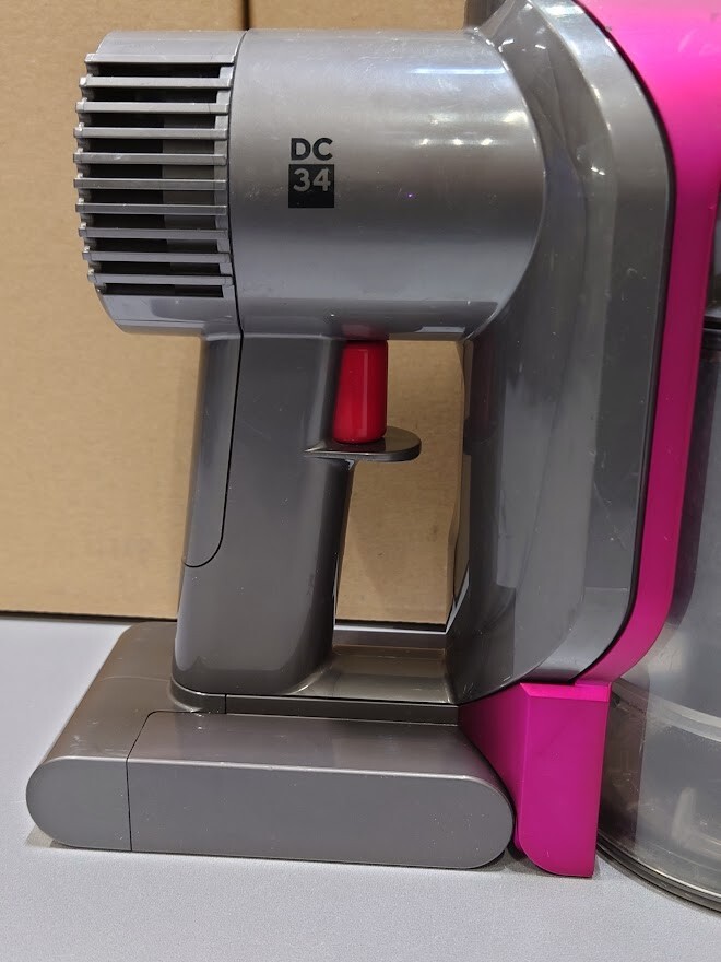 Dyson DC34 Handheld Vacuum Cleaner - Used in Min Mode Only Works Well  