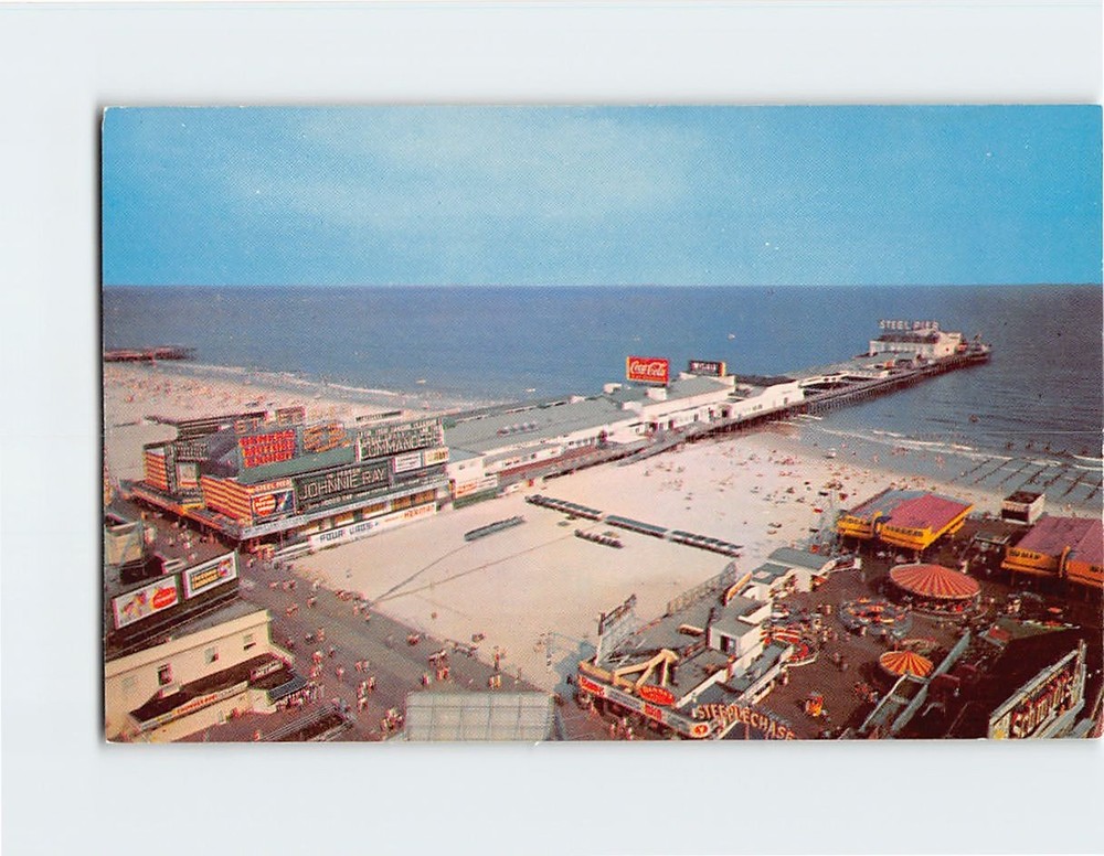 Postcard Steel Pier Atlantic City NJ USA