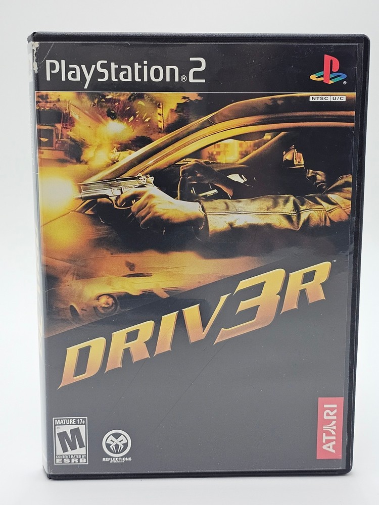 Sony Playstation 2 PS2 Driver 3 CIB Cleaned & Tested