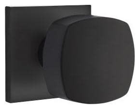 Emtek Freestone Non-Turning Dummy Door Knob Set PAIR 5050FRKUS19- Flat Black