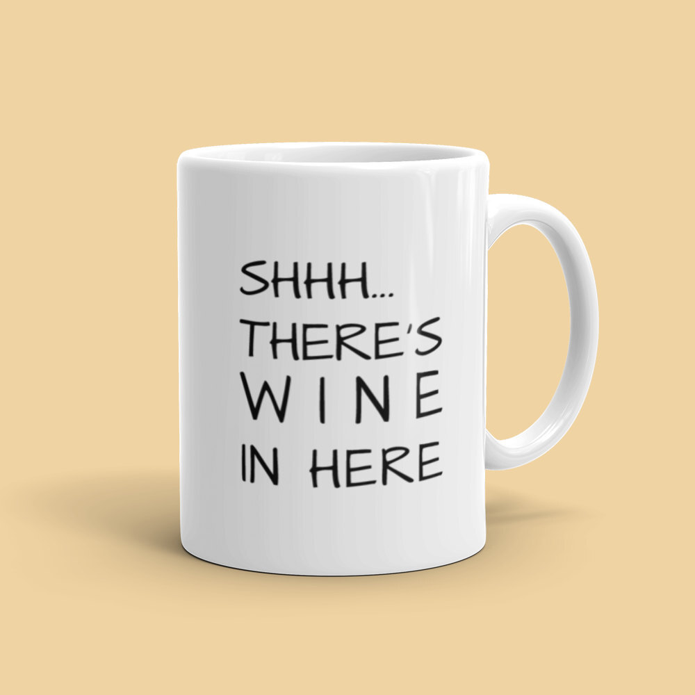 Funny Mom Wine Mug Gift for Wife Her Coffee Cup Present