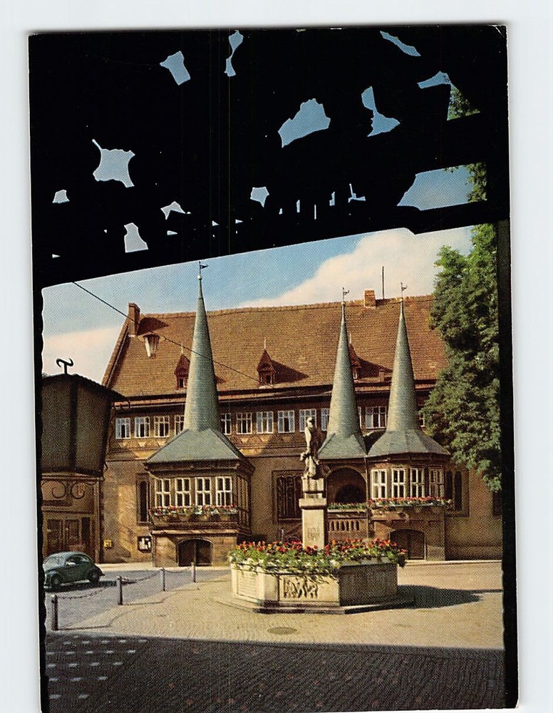 Postcard Rathaus Einbeck Germany