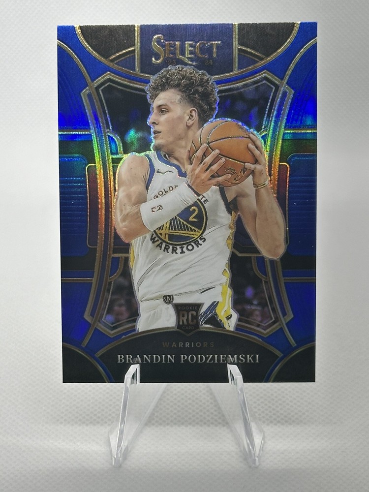 2023-24 Panini Select Basketball Mezzanine Silver Brandin Podziemski RC Warriors