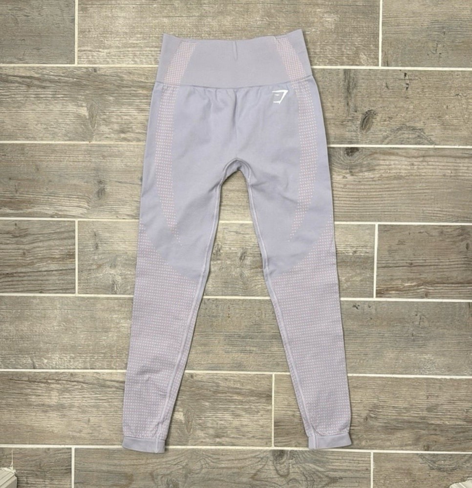 Gymshark Women Leggings Purple  Small Compression Athletic Gym Yoga
