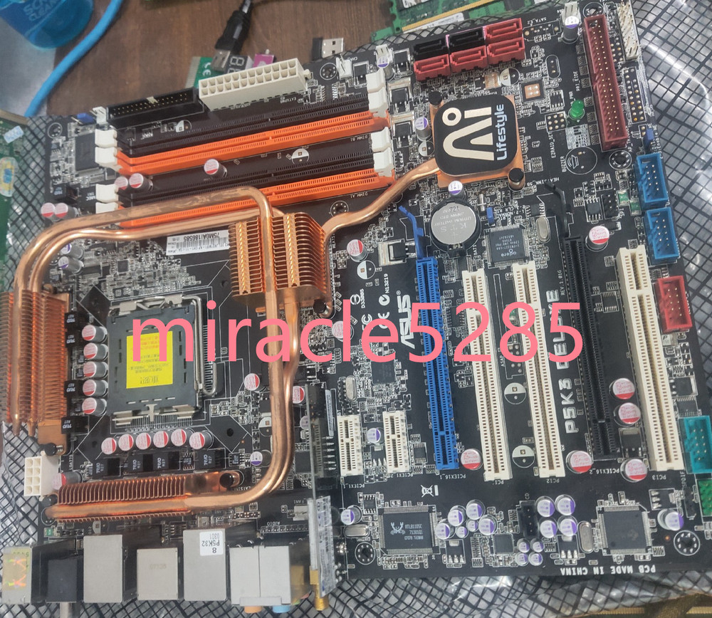 100% TEST P5K3 Deluxe/WiFi-AP DDR3 LGA 775 via DHL or Fedex fast shipping