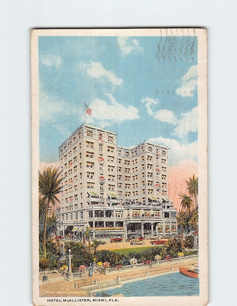 Postcard Hotel McAllister Miami Florida USA