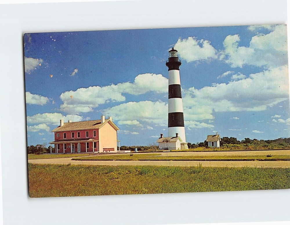 Postcard Bodie Island Lighthouse The Outer Banks of North Carolina USA