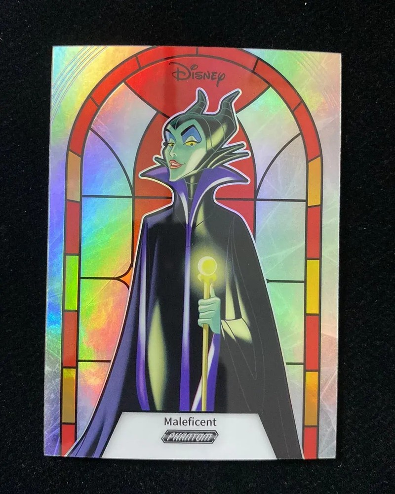 2025 Kakawow Phantom Disney Red Stained Glass #PD-GLR-26 Maleficent 57/75 J55
