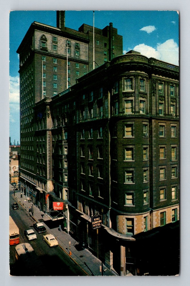 Canada- Toronto Ontario King Edward Sheraton Hotel Advertising Vintage Postcard