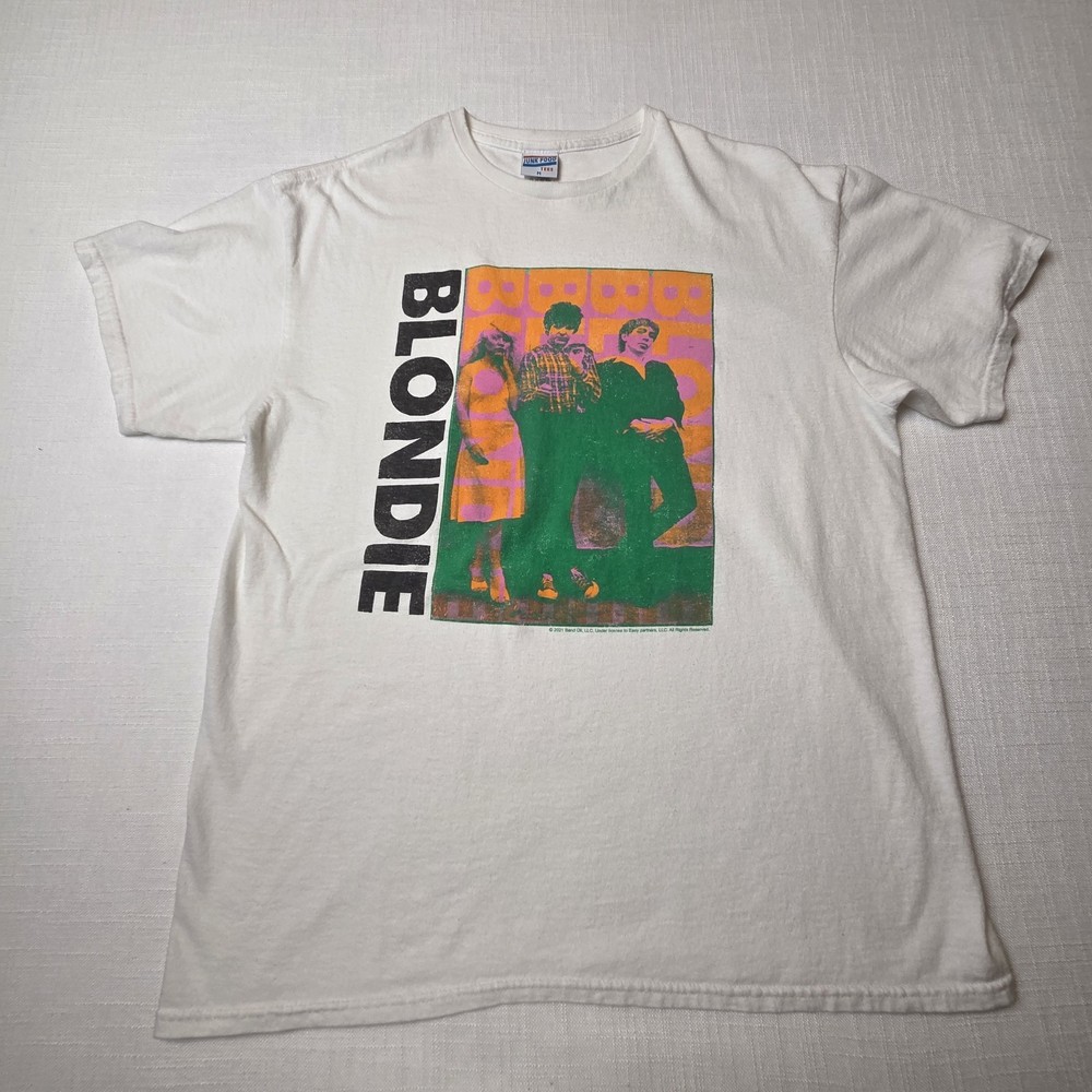 Blondie Junk Food Rock Band T-Shirt Size Medium