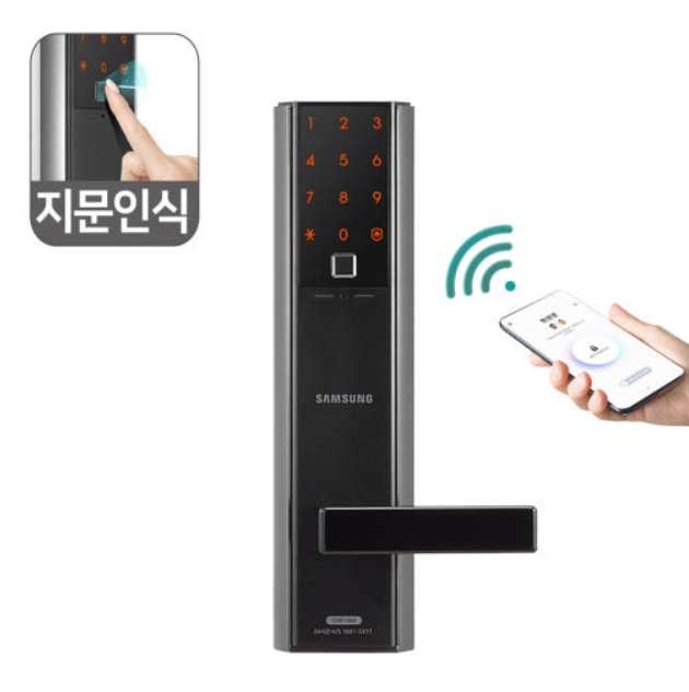 Samsung Zigbang Smart Digital Door Lock SHP-H60F with Fingerprint WiFi App Control and Auto Lock