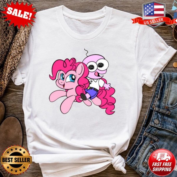 Smiling Friends is a Party! T-Shirt Pim Pinkie Pie My Little Pony T-Shirt S-5XL