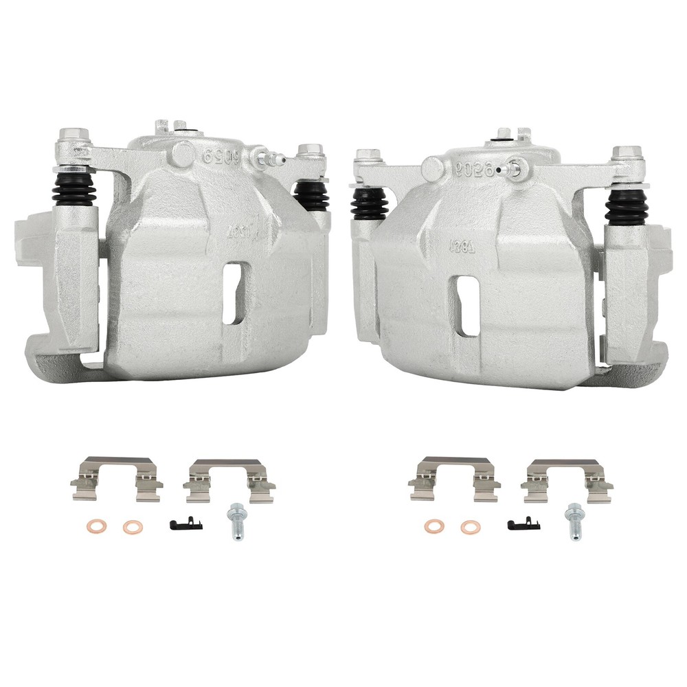 Front Left Right Brake Calipers Pair Fit 08-13 Nissan Rogue 10-13 Suzuki Kizashi