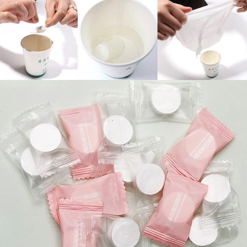 1/10/20Pc Compressed Face Towel Tablets New Tissue Home Salon Disposable Travel