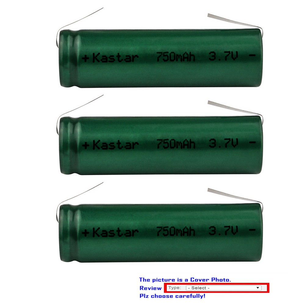Kastar 3.7V Battery for Philips Norelco Shavers Razor 9190XL/40 9195XL 9195XL/41